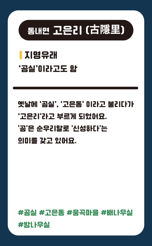 고은리